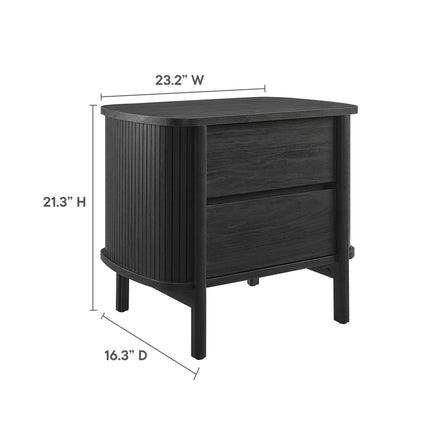 Modway MOD-7158 Cadence 2-Drawer Nightstand Modway
