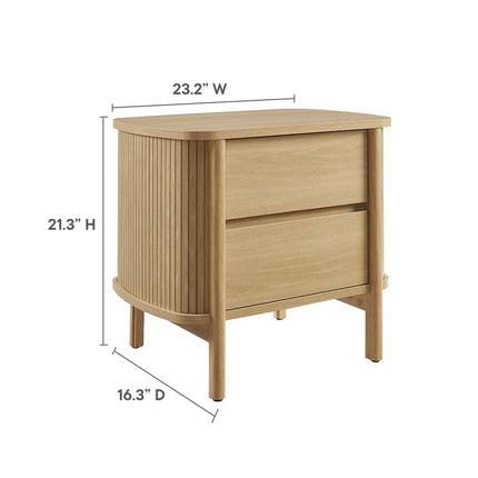 Modway MOD-7158 Cadence 2-Drawer Nightstand Modway