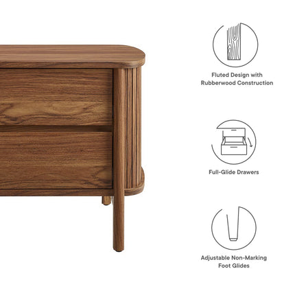 Modway MOD-7158 Cadence 2-Drawer Nightstand Modway