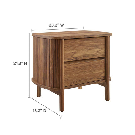 Modway MOD-7158 Cadence 2-Drawer Nightstand Modway