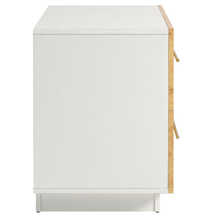 Modway MOD-7159 Abel 2-Drawer Burl Wood Nightstand Modway