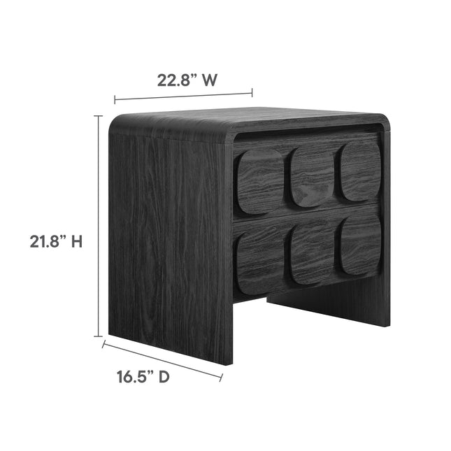 Modway MOD-7161 Toscana 2-Drawer Nightstand - Plaza Home Decor