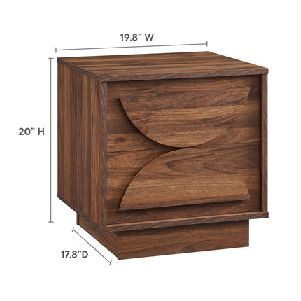 Modway MOD-7162 Bulwark 2-Drawer Nightstand Modway