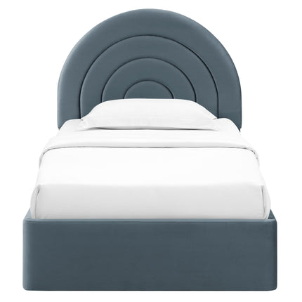 Modway MOD-7165 Solana Arched Performance Velvet Twin Platform Bed - Plaza Home Decor