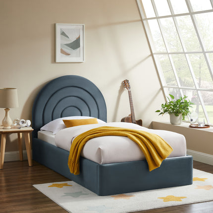 Modway MOD-7165 Solana Arched Performance Velvet Twin Platform Bed - Plaza Home Decor