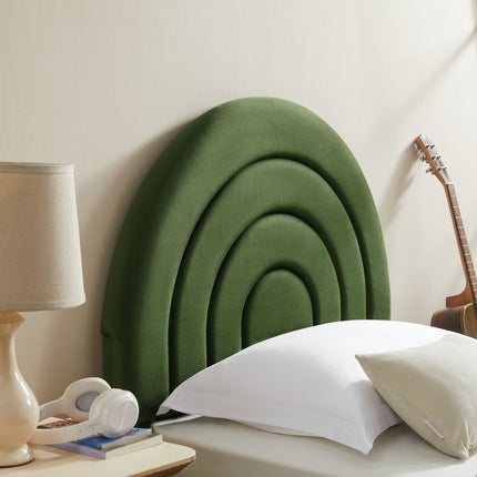 Modway MOD-7165 Solana Arched Performance Velvet Twin Platform Bed - Plaza Home Decor