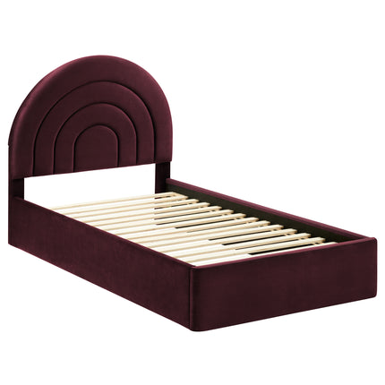 Modway MOD-7165 Solana Arched Performance Velvet Twin Platform Bed - Plaza Home Decor
