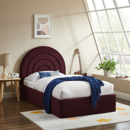 Modway MOD-7165 Solana Arched Performance Velvet Twin Platform Bed - Plaza Home Decor