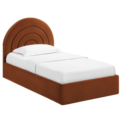 Modway MOD-7165 Solana Arched Performance Velvet Twin Platform Bed - Plaza Home Decor