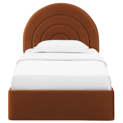 Modway MOD-7165 Solana Arched Performance Velvet Twin Platform Bed - Plaza Home Decor
