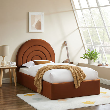 Modway MOD-7165 Solana Arched Performance Velvet Twin Platform Bed - Plaza Home Decor