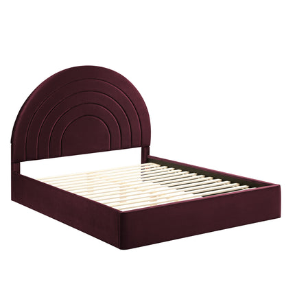 Modway MOD-7166 Solana Arched Performance Velvet Full Platform Bed - Plaza Home Decor