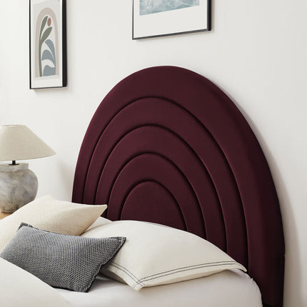Modway MOD-7166 Solana Arched Performance Velvet Full Platform Bed - Plaza Home Decor