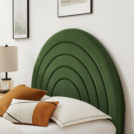 Modway MOD-7167 Solana Arched Performance Velvet Queen Platform Bed - Plaza Home Decor