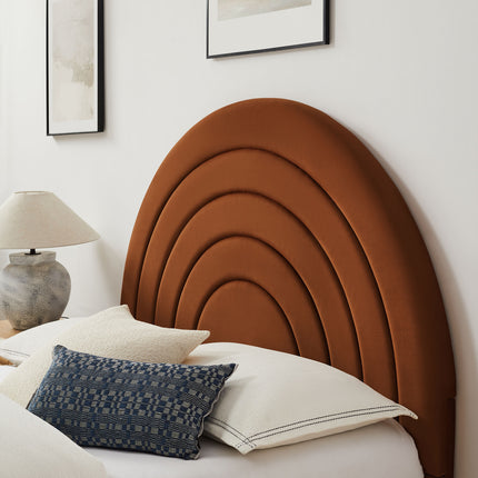 Modway MOD-7167 Solana Arched Performance Velvet Queen Platform Bed - Plaza Home Decor