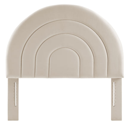 Modway MOD-7169 Solana Arched Performance Velvet Twin Headboard - Plaza Home Decor