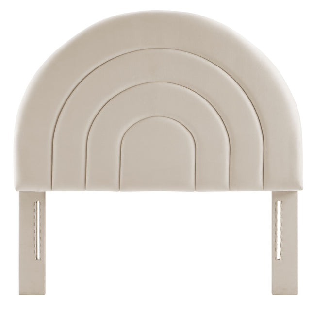 Modway MOD-7169 Solana Arched Performance Velvet Twin Headboard - Plaza Home Decor
