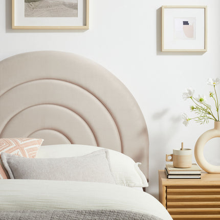 Modway MOD-7169 Solana Arched Performance Velvet Twin Headboard - Plaza Home Decor