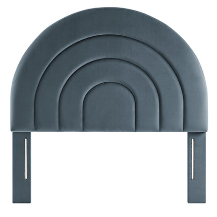 Modway MOD-7169 Solana Arched Performance Velvet Twin Headboard - Plaza Home Decor