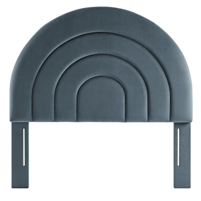 Modway MOD-7169 Solana Arched Performance Velvet Twin Headboard - Plaza Home Decor