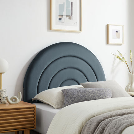 Modway MOD-7169 Solana Arched Performance Velvet Twin Headboard - Plaza Home Decor