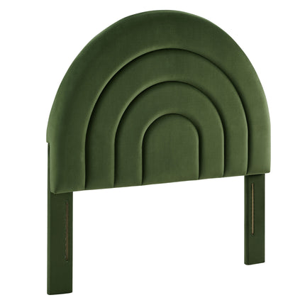 Modway MOD-7169 Solana Arched Performance Velvet Twin Headboard - Plaza Home Decor
