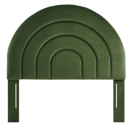 Modway MOD-7169 Solana Arched Performance Velvet Twin Headboard - Plaza Home Decor