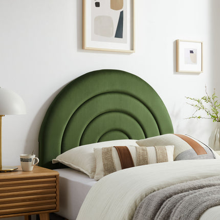 Modway MOD-7169 Solana Arched Performance Velvet Twin Headboard - Plaza Home Decor