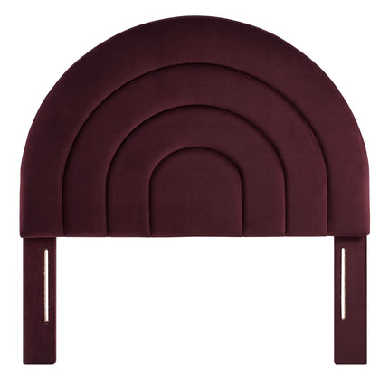 Modway MOD-7169 Solana Arched Performance Velvet Twin Headboard - Plaza Home Decor