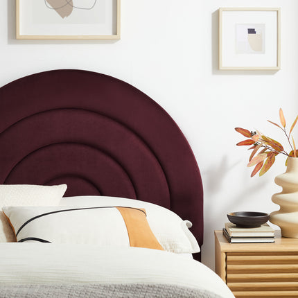 Modway MOD-7169 Solana Arched Performance Velvet Twin Headboard - Plaza Home Decor