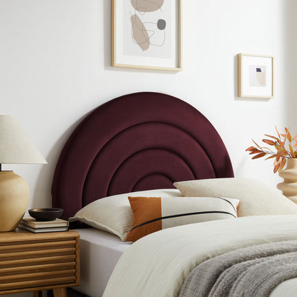 Modway MOD-7169 Solana Arched Performance Velvet Twin Headboard - Plaza Home Decor