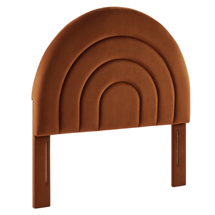 Modway MOD-7169 Solana Arched Performance Velvet Twin Headboard - Plaza Home Decor