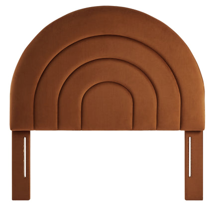 Modway MOD-7169 Solana Arched Performance Velvet Twin Headboard - Plaza Home Decor