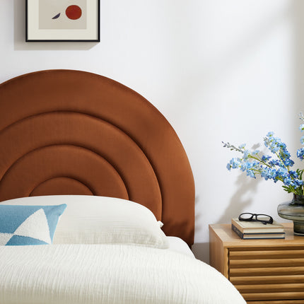 Modway MOD-7169 Solana Arched Performance Velvet Twin Headboard - Plaza Home Decor