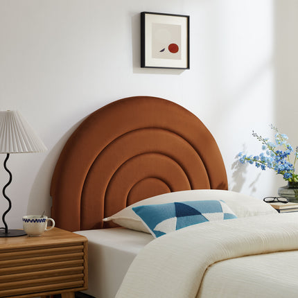 Modway MOD-7169 Solana Arched Performance Velvet Twin Headboard - Plaza Home Decor