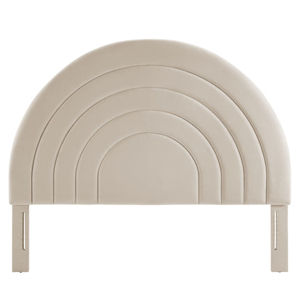 Modway MOD-7170 Solana Arched Performance Velvet Full Headboard - Plaza Home Decor