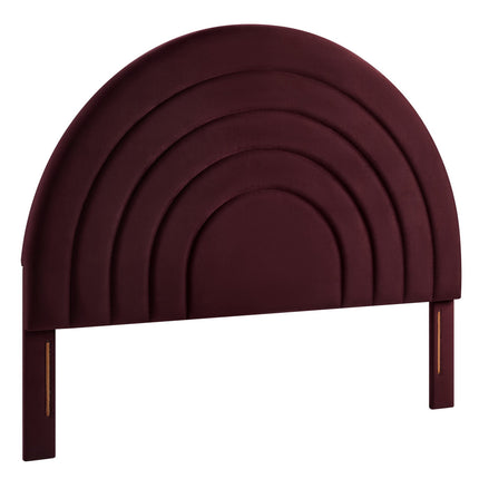 Modway MOD-7170 Solana Arched Performance Velvet Full Headboard - Plaza Home Decor