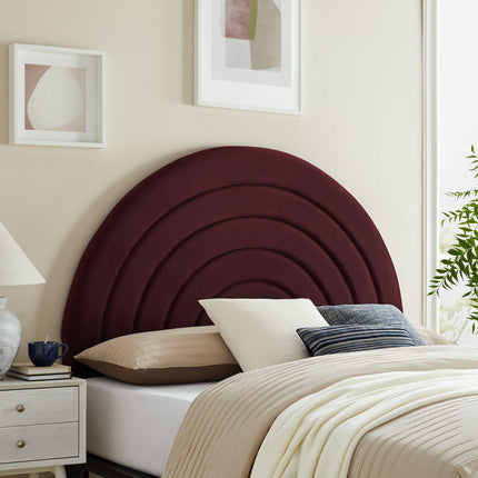 Modway MOD-7170 Solana Arched Performance Velvet Full Headboard - Plaza Home Decor