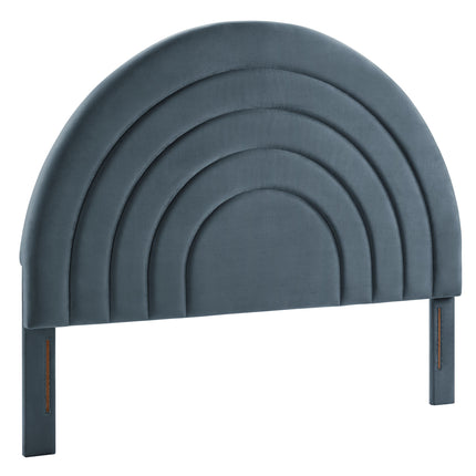 Modway MOD-7171 Solana Arched Performance Velvet Queen Headboard - Plaza Home Decor