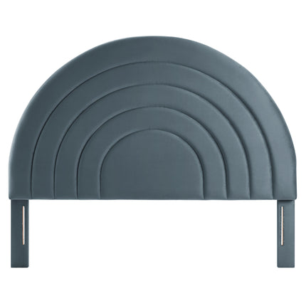 Modway MOD-7171 Solana Arched Performance Velvet Queen Headboard - Plaza Home Decor