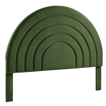 Modway MOD-7171 Solana Arched Performance Velvet Queen Headboard - Plaza Home Decor
