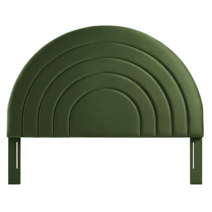 Modway MOD-7171 Solana Arched Performance Velvet Queen Headboard - Plaza Home Decor