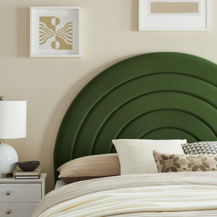 Modway MOD-7171 Solana Arched Performance Velvet Queen Headboard - Plaza Home Decor
