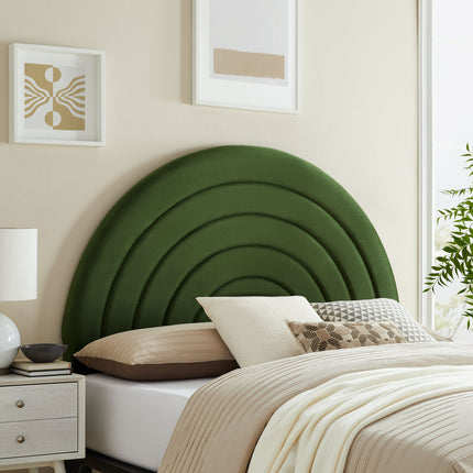 Modway MOD-7171 Solana Arched Performance Velvet Queen Headboard - Plaza Home Decor