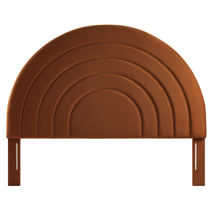 Modway MOD-7171 Solana Arched Performance Velvet Queen Headboard - Plaza Home Decor