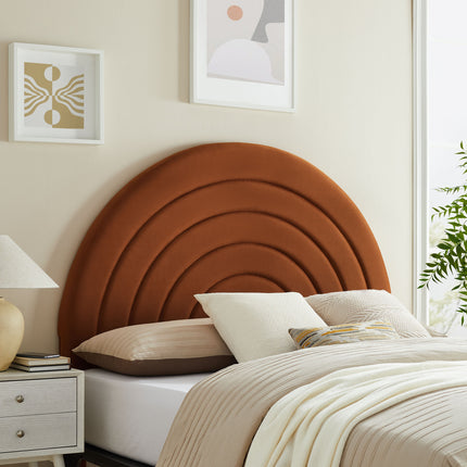 Modway MOD-7171 Solana Arched Performance Velvet Queen Headboard - Plaza Home Decor