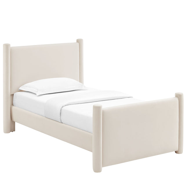 Modway MOD-7173 Rael Performance Velvet Twin Platform Bed Modway
