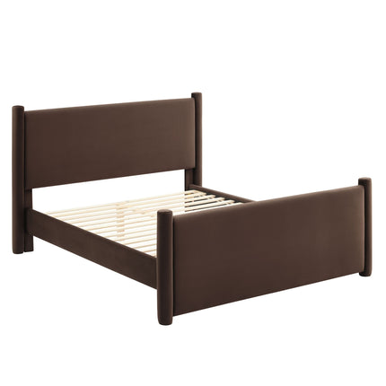 Modway MOD-7174 Rael Performance Velvet Full Platform Bed Modway