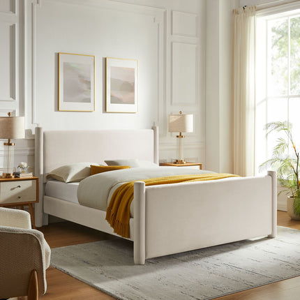 Modway MOD-7175 Rael Performance Velvet Queen Platform Bed Modway