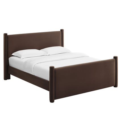 Modway MOD-7175 Rael Performance Velvet Queen Platform Bed Modway